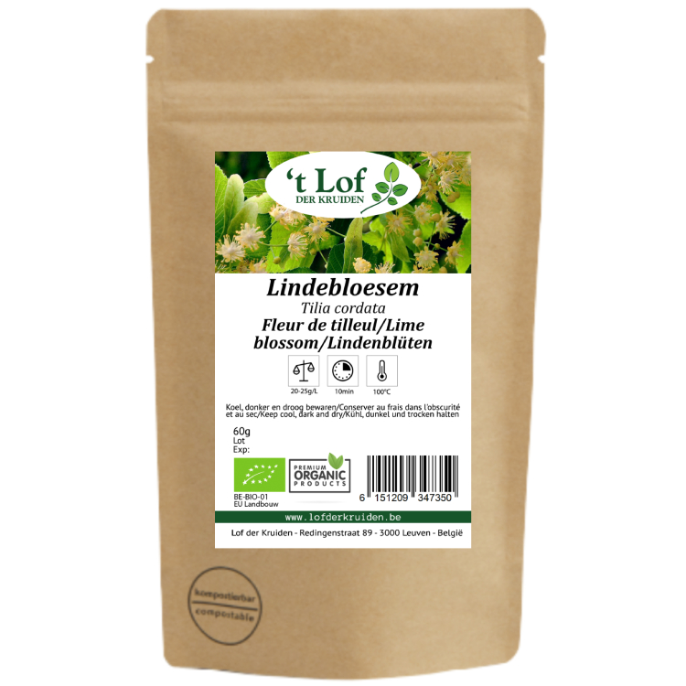 Lime Blossom tea Organic - 60 gr 2 Lime Blossom tea Organic - 60 gr - Image 2