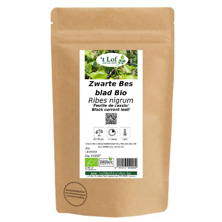 Blackcurrant Leaf organic - 60 gr 2 Blackcurrant Leaf organic - 60 gr - Image 2