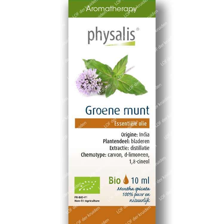 Green-mint essential oil