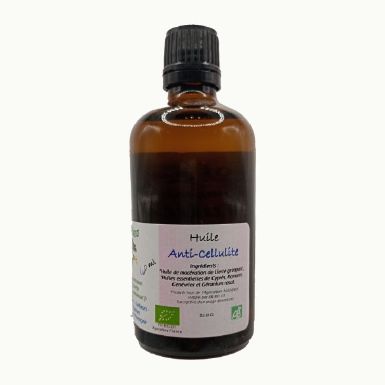 Organic Anti-Cellulite care oil - 100 ml 1 Organic Anti-Cellulite care oil - 100 ml
